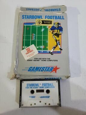 Starbowl Football by GameStar 1982 Atari 400/800